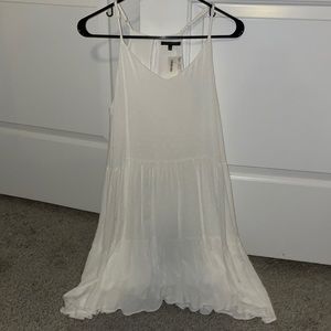 White flowy dress